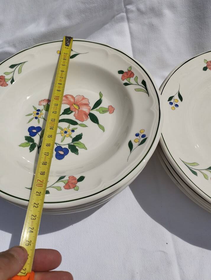 Vintage table service Ceramica Quadrifoglio