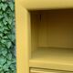 Chiffonnier art déco ocre jaune