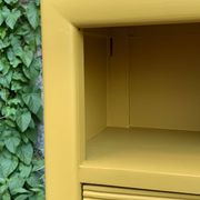 Ochre yellow Art Deco chest of drawers