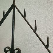 Ancien porte-cierges d'église en fer forgé – XIXe siècle