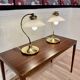 Pair of large scandinavian design lamps from the 1960s.