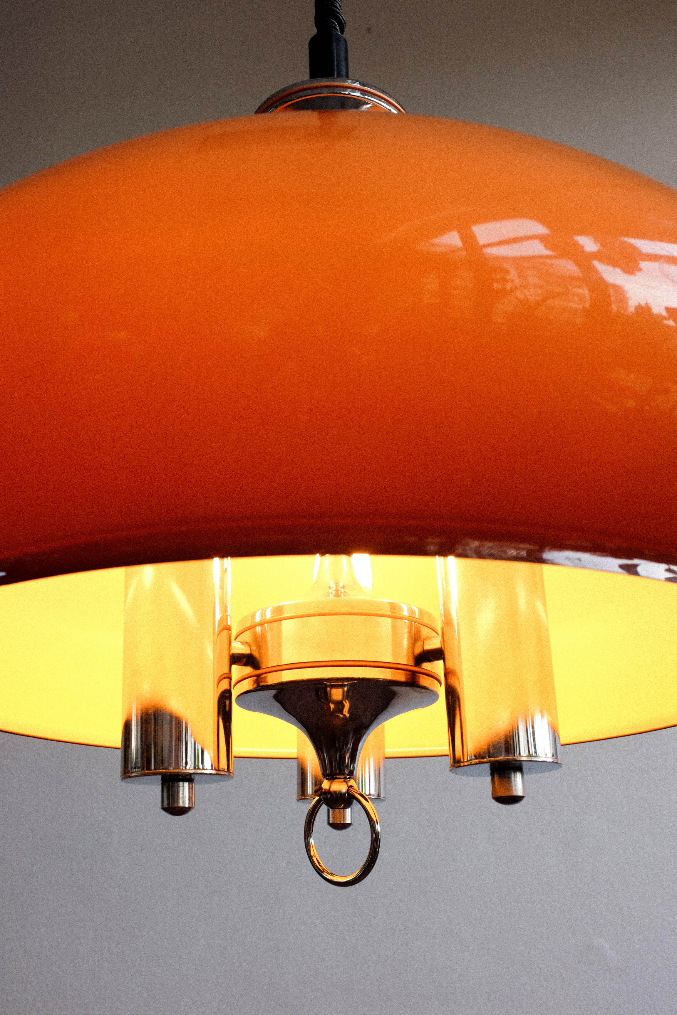 Space Age Hungarian Adjustable Pendant by Szarvasi, 1970s