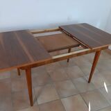Extension table in Walnut Cesky Nabytek, Vintage Czech 1950 s