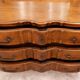 18th Century French Crossbow Front Chest of drawers in Walnutt