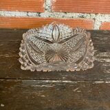 Vintage Geometric Shaped Moulded Glass Pocket Video #D550