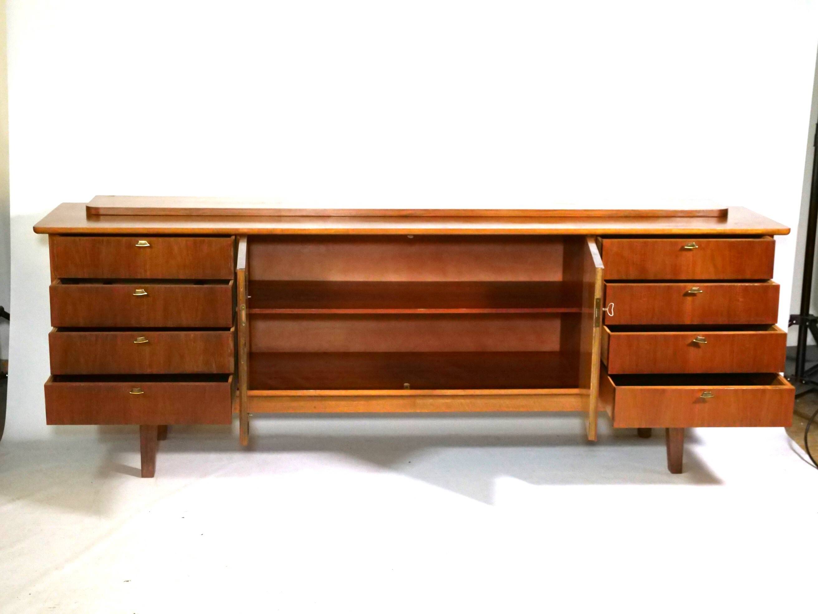 Vintage design sideboard mid-century chest of drawers cabinet 60s