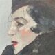 Painting, old portrait
