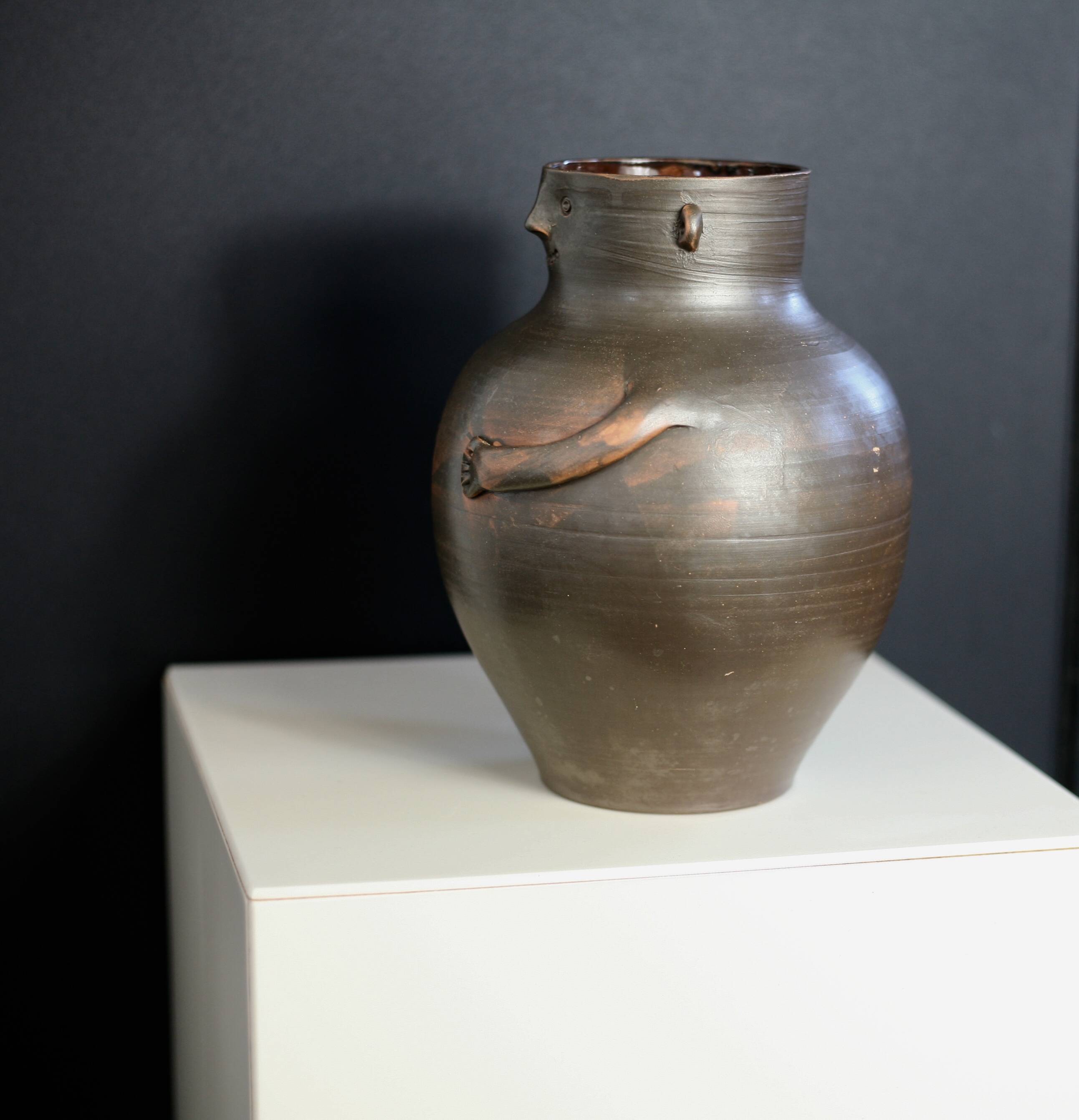 Anthropomorphic ceramic vase. 1970s