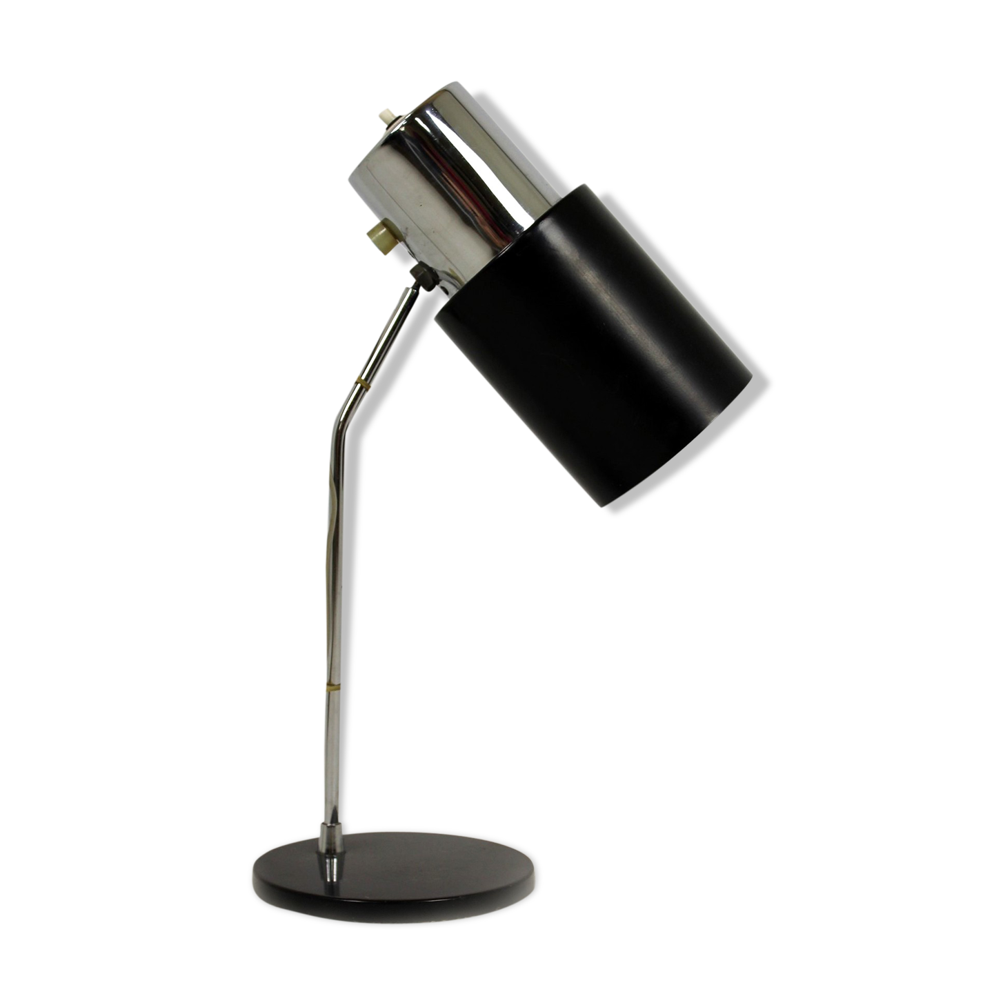 Black & Silver Table Lamp by Josef Hurka for Napako, 1970s