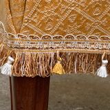 Toad armchair style Napoleon III fringe pompoms