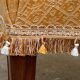 Toad armchair style Napoleon III fringe pompoms