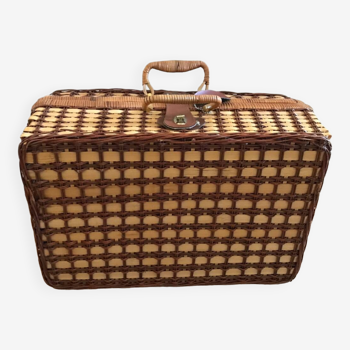 Wicker briefcase