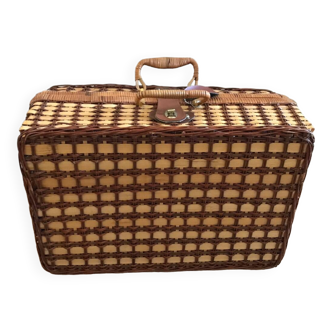 Wicker briefcase