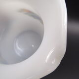 Pitcher or broc in opaline Arcopal fruit décor 1970