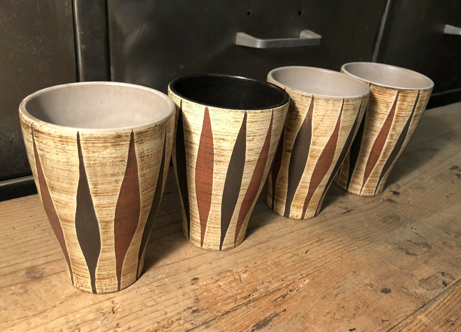 Lot 4 vintage ceramic cups germany