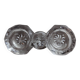 Double crystal salt shaker