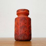 West German pottery vase WGP from the mid-century by Scheurich, 1960s.