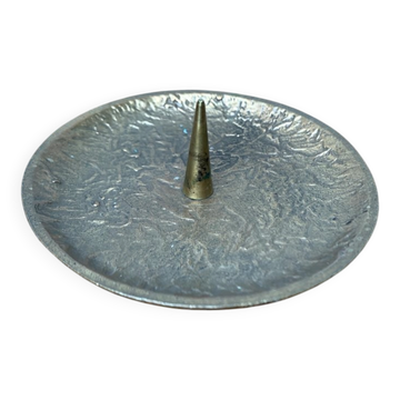 Mid-Century Brutalist Bronze Candleholder, 1960s