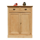 Superb antique Parisian sideboard in solid ash, industrial furniture style.