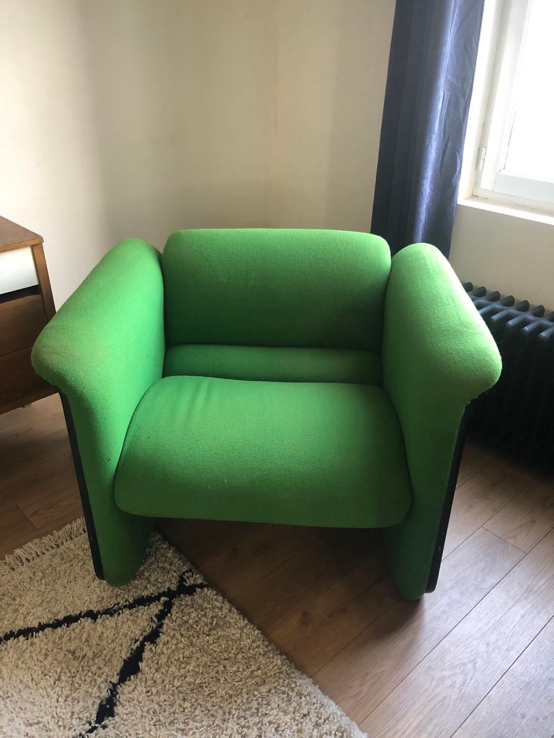 Set sofa two places and two armchairs Whilkhahn model 842/5 and 841/5 80s