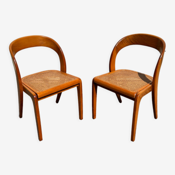 Paire de chaise « Gondole » par Baumann