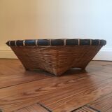 Panier en osier d’inspiration asiatique