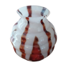 Old ball vase in opaline flame