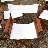 Lot of foldable cinema chairs
