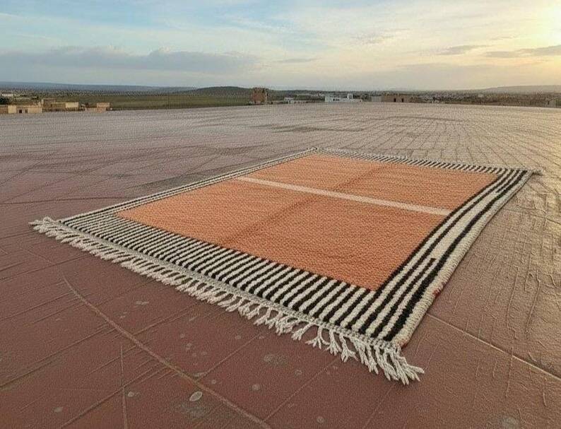 Authentic traditional handwoven natural wool rug 1.5/2.5 m