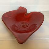 Fruit basket cup spiral pattern red terracotta