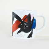 Porcelain mug, Danish design, 2001, manufacturer: Royal Copenhagen