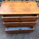 Vintage solid wood chest of drawers