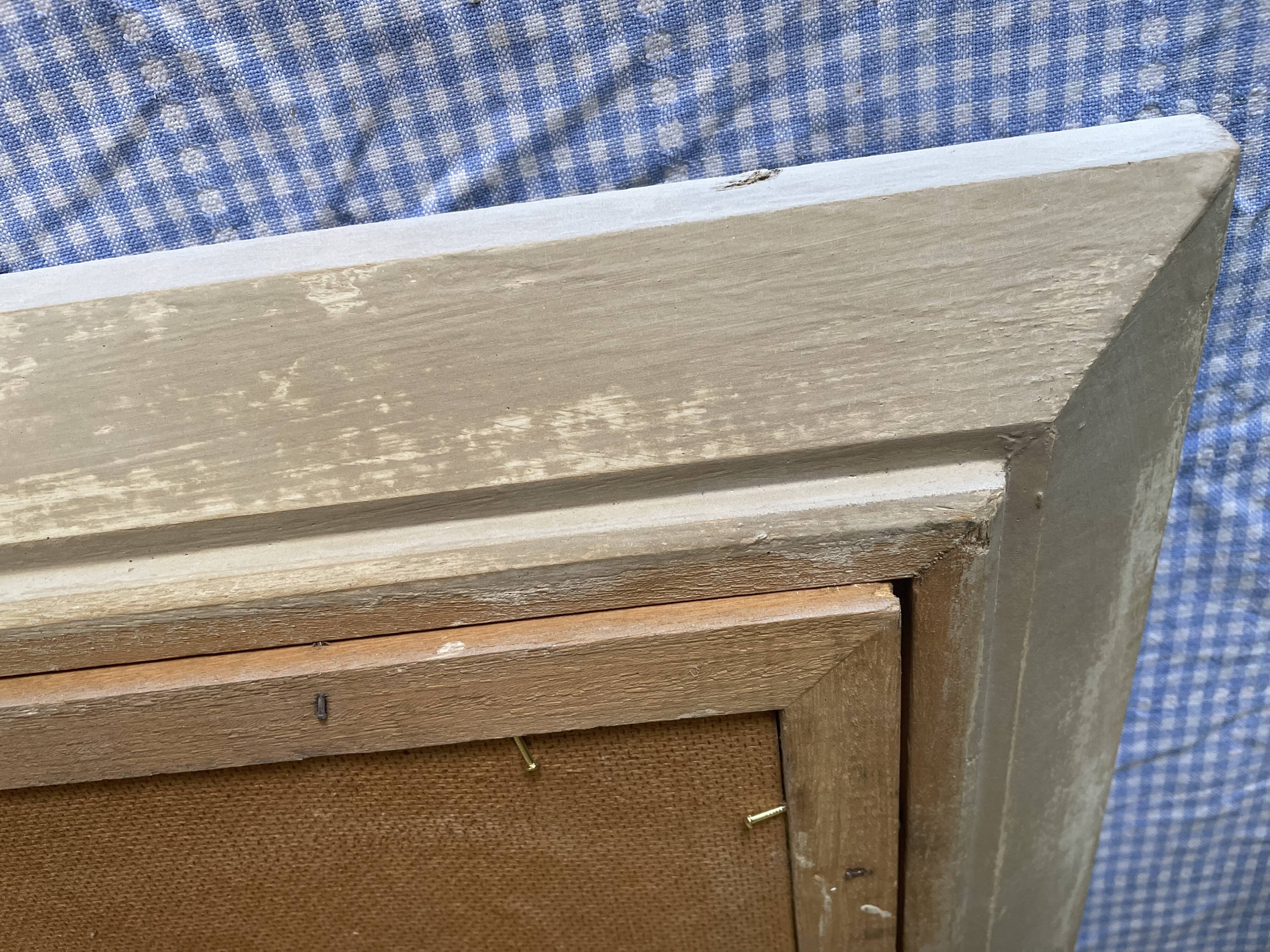 Old painting bouquet of anemones