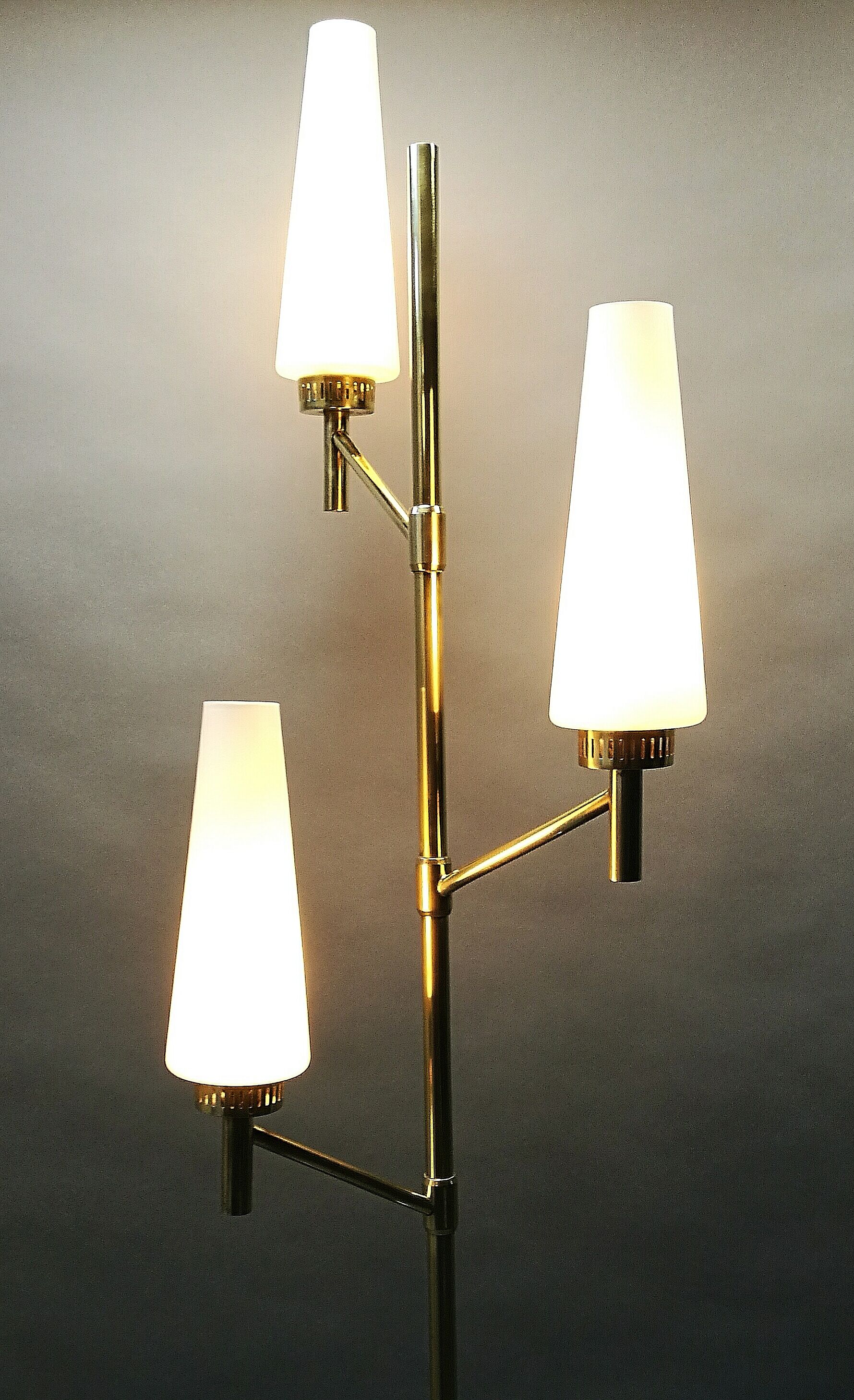 Floor lamp monix 60s black and gold
