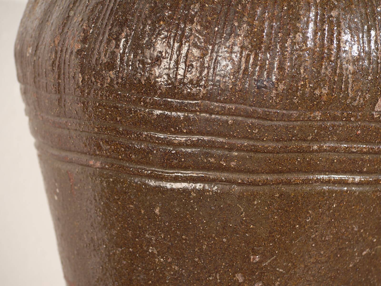 Antique glazed ceramic vase (c.1900)