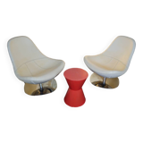Fauteuils Ikea Tirup en cuir