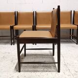 6 chaises modèle Cantu, Sergio Rodrigues, édition Brésilienne 1960