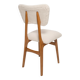 Butterfly chair in beech wood and cream boucle, Europe, 1960