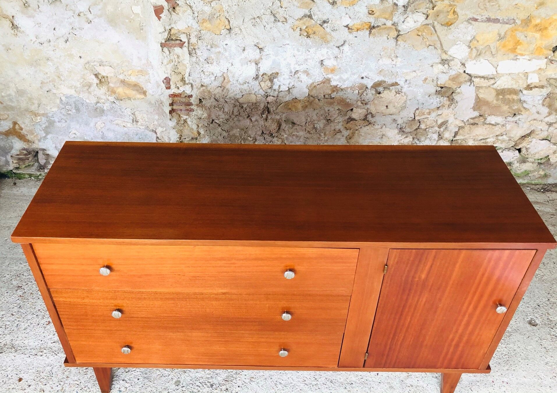 Scandinavian style sideboard in teak circa 60