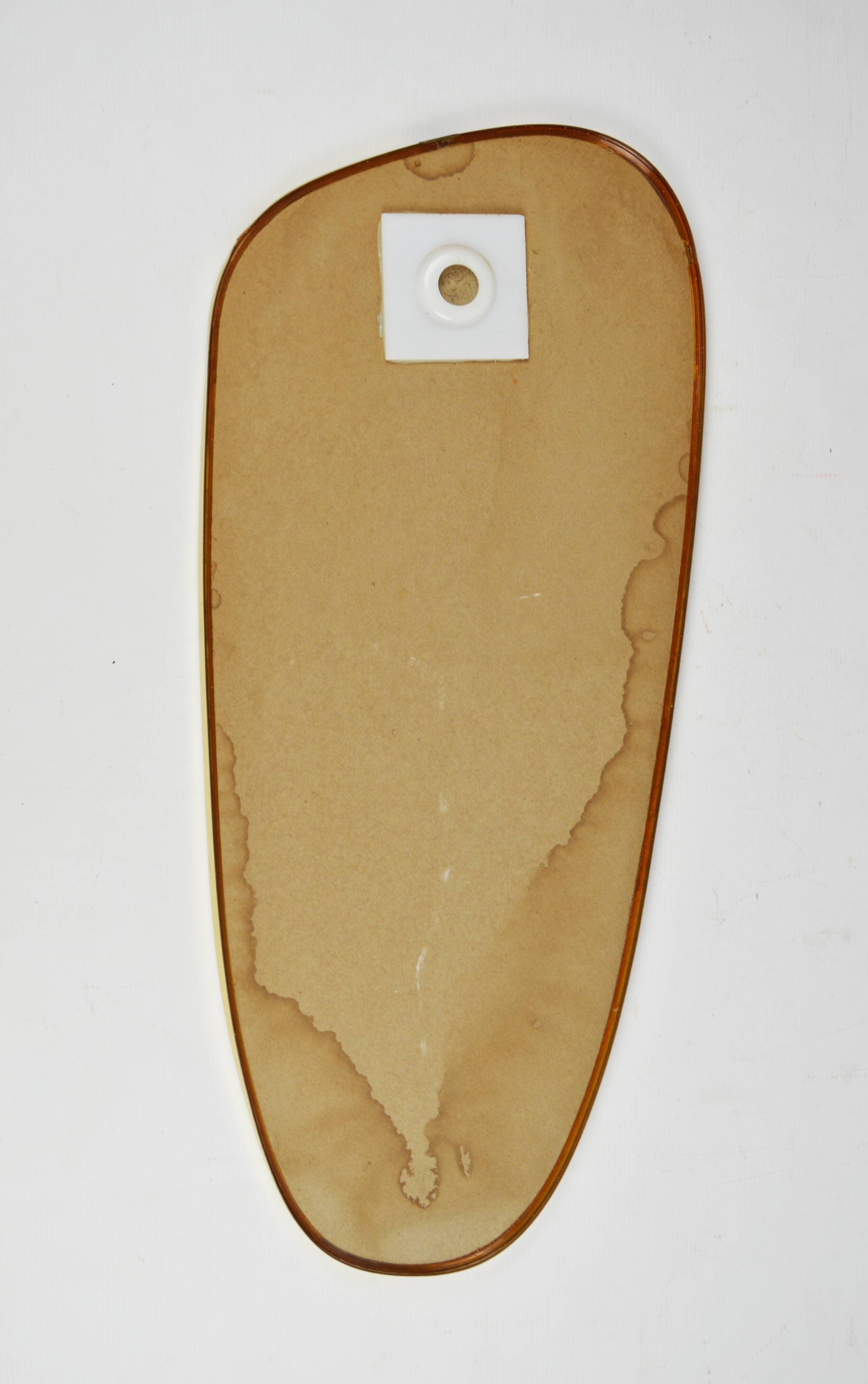 Miroir à cadre doré, années 1970