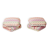 Pair of poufs