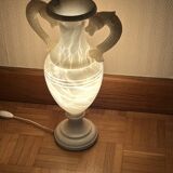 Alabaster column and its luminous basin