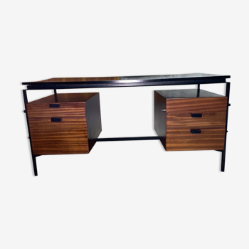 Office CM 172 Pierre Paulin for Thonet mahogany and metal 1955/57