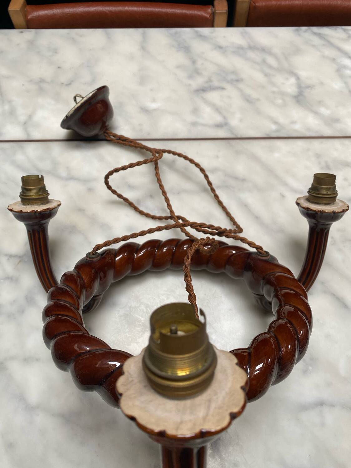 Vintage chandelier pendant light