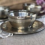 Set of 3 old "silverware" cups