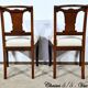 Suite of 5 Cuban Mahogany Chairs, Restoration Period – Early 19th Century