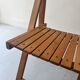 wooden folding chair by Aldo Jacober, design 1960/1970