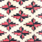 Tapis de salon en laine orientale tissée à la main - 109x211cm