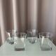 Elegant set of four vintage whiskey tumblers