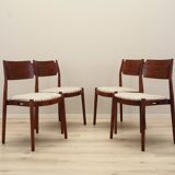 Set of four chairs, Danish design, 1970s, production: Denmark